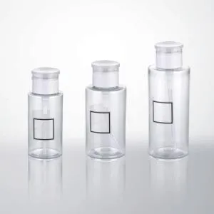 Bottiglia in pet trasparente da 100 ml, 200 ml, 300 ml e 400 ml