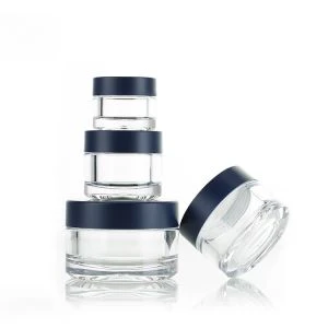 Vaso di crema cosmetica acrilico